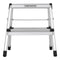 TOUGH MASTER® Folding Step Ladder Double-Sided 2 Step Aluminium Step Stool with Anti-Slip Feet - 150 Kiliograms (TM-FSS2)