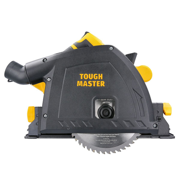 TOUGH MASTER® Plunge Track Saw Corded Saw for Wood with 165mm 48T Disc - 1400 Watts (TM-PTS165)