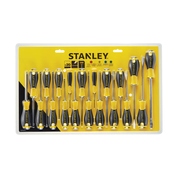 Stanley STA060213 20 Piece Essential Screwdriver Set - STHT0-60213