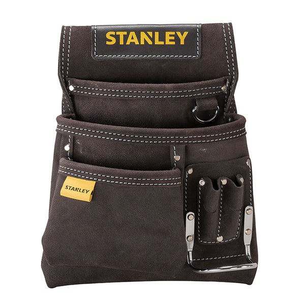 Stanley STST1-80114 Buffalo Dark Tan Leather Nail & Hammer Pouch STA180114