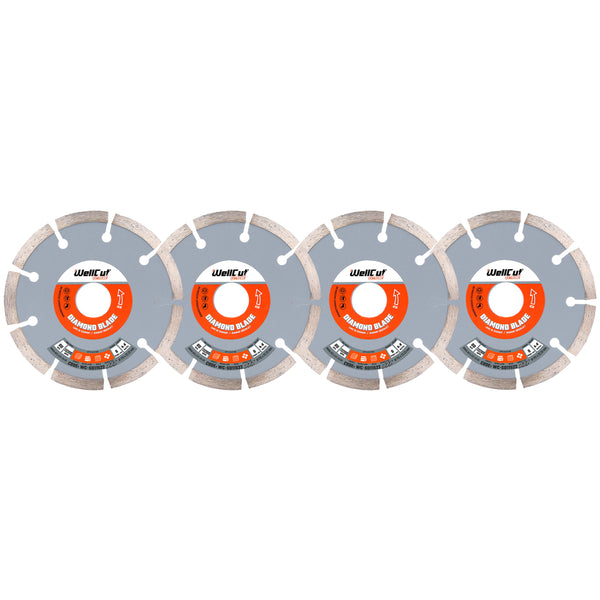 WellCut EXTREME Diamond Blade Cutting Disc - 115 MM Pack of 4