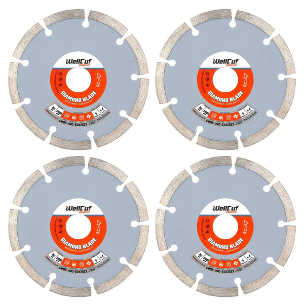 WellCut Diamond Blade Extreme 125mm x 22.23mm Bore Pack of 4